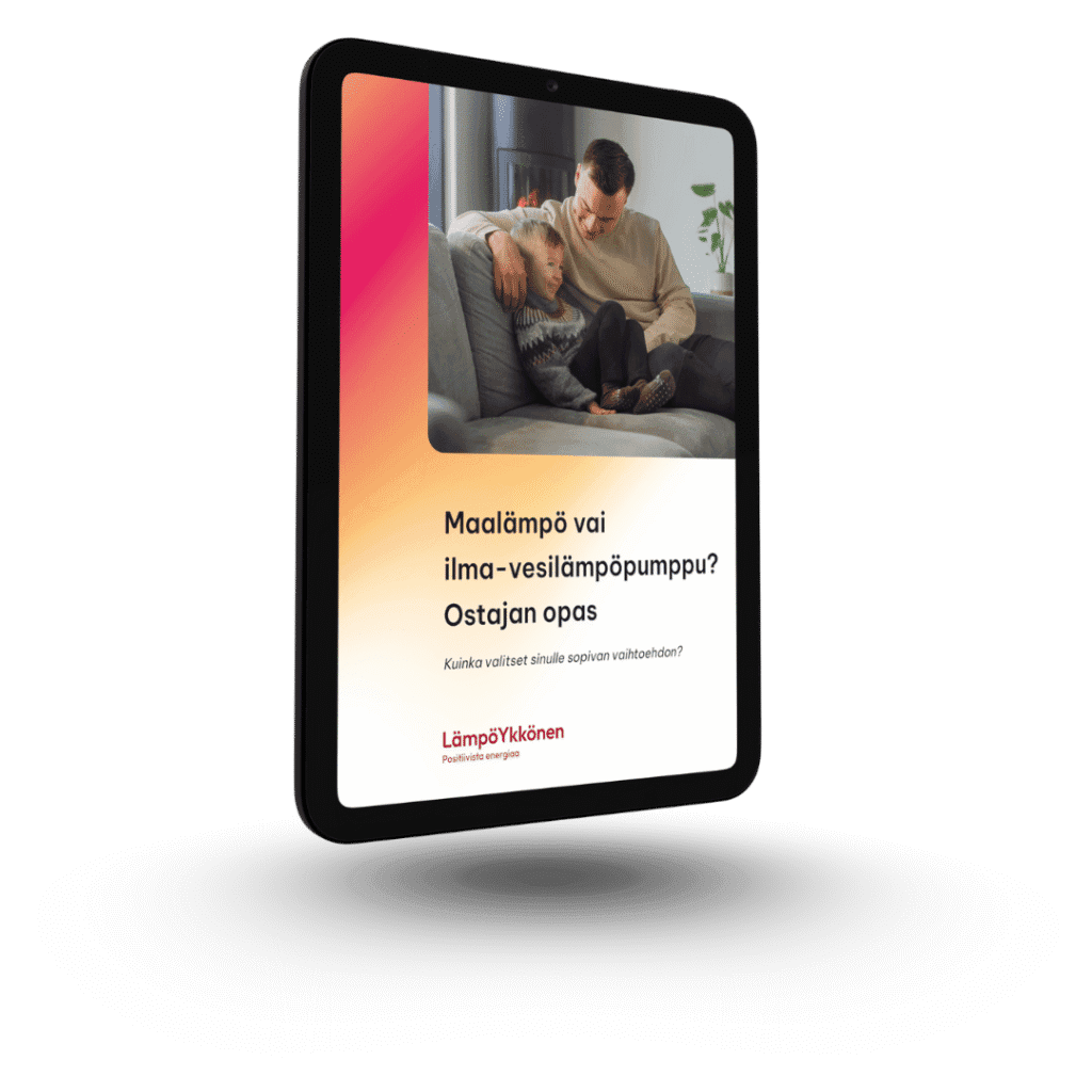Maalämpö- vai ilmavesilämpöpumppu Lataa ostajan opas! (1)