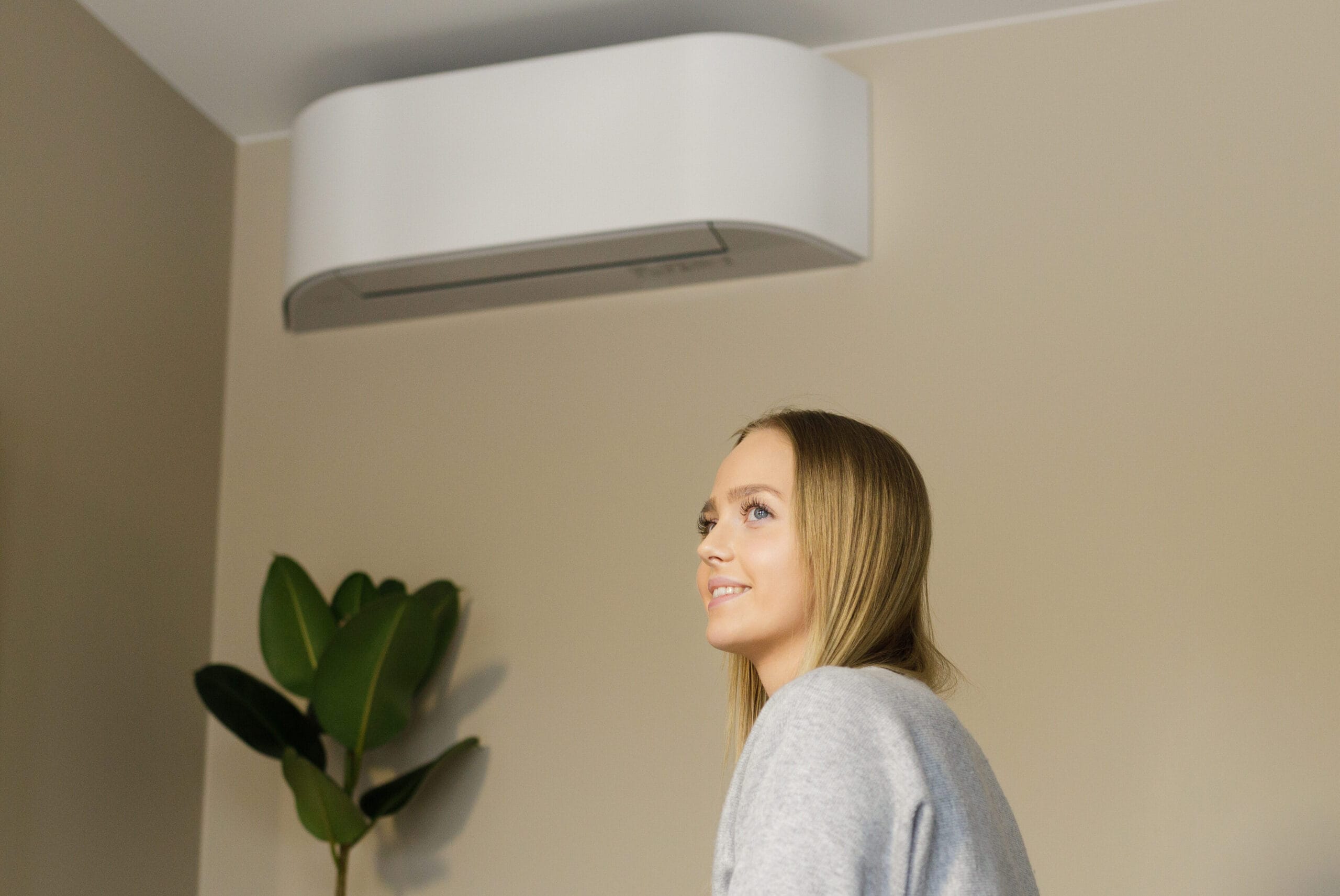 Ilmalämpöpumppu asennettuna kotiin