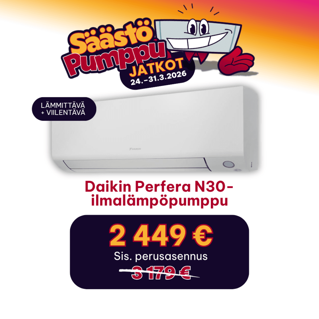 Daikin Perfera N30 SäästöPumppu