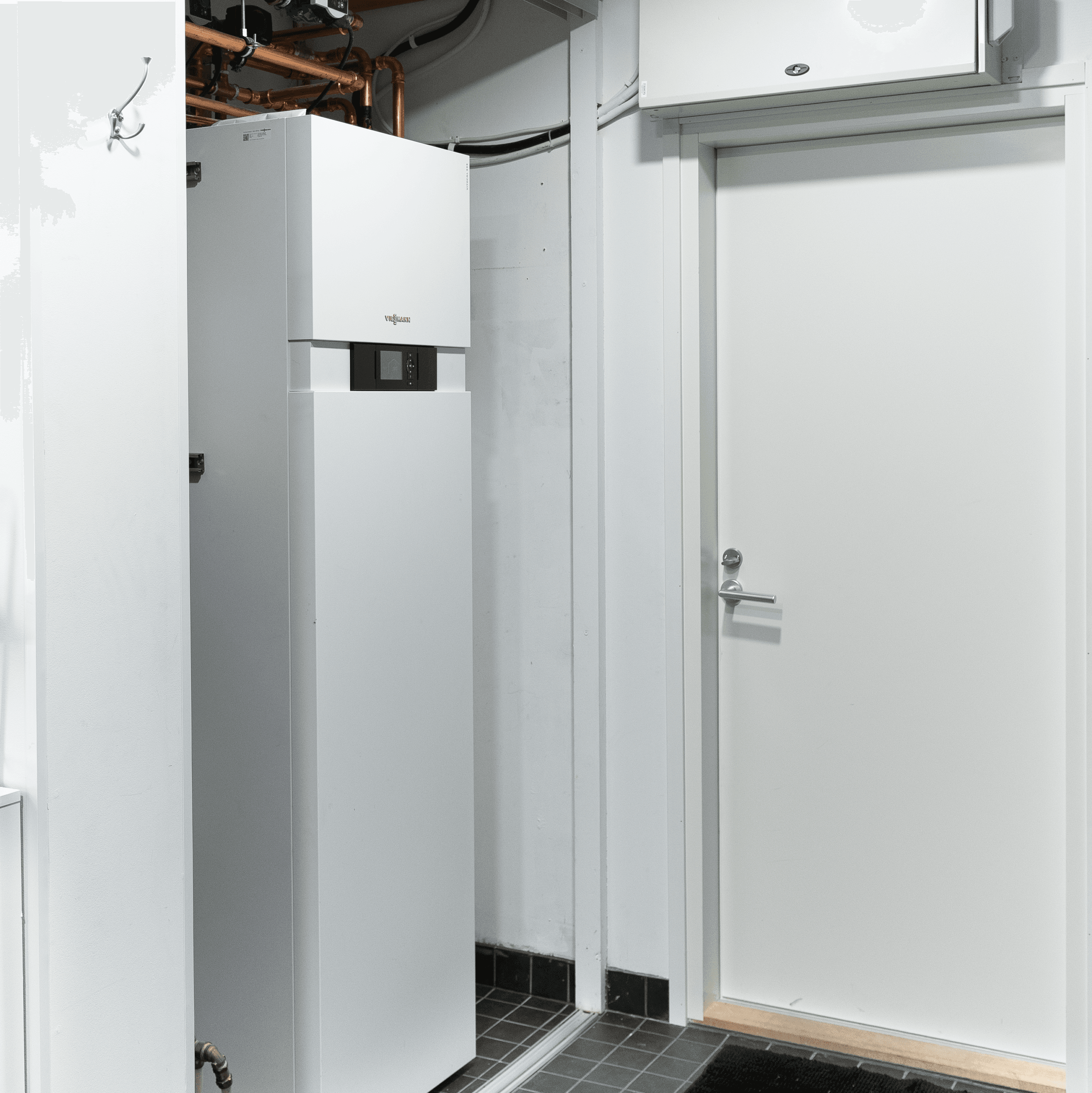 Maalämpö eteisessä