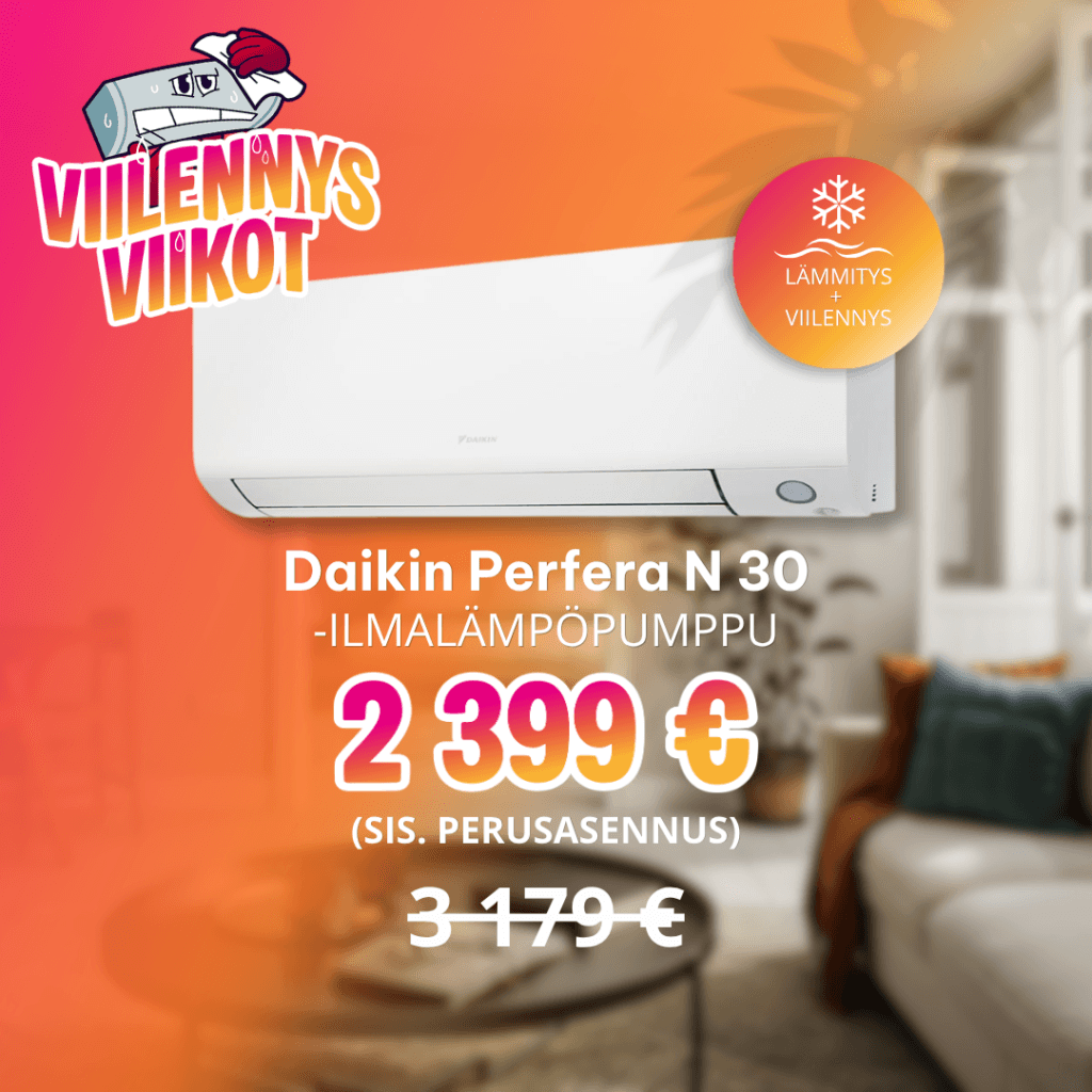 Daikin Perfera N 30 -ilmalämpöpumppu tarjous