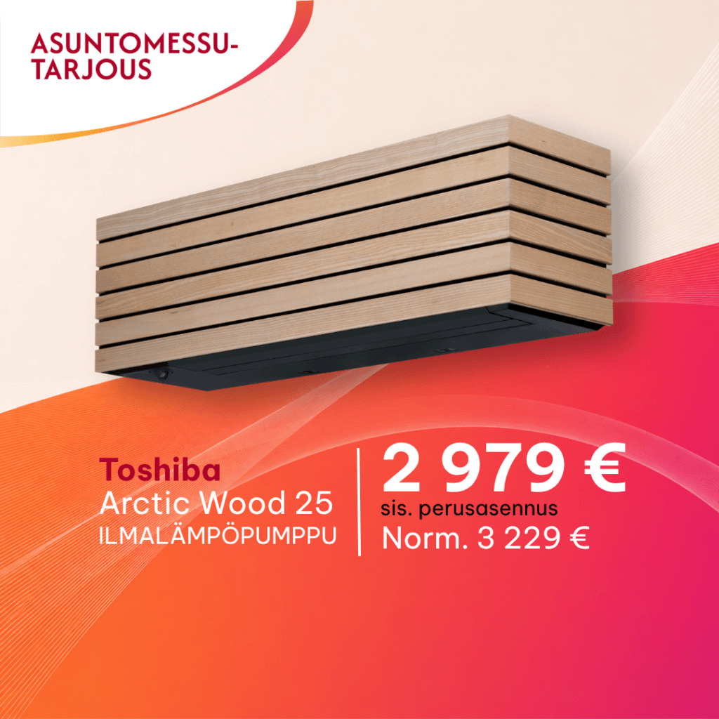 Toshiba Arctic Wood 25 tarjous