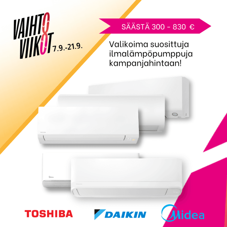 VaihtoViikot ilmalämpöpumpputarjous
